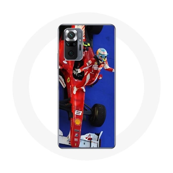 Coque för Xiaomi Redmi Note 10 Pro Formel 1 Fernando Alonso F1-förare Röd