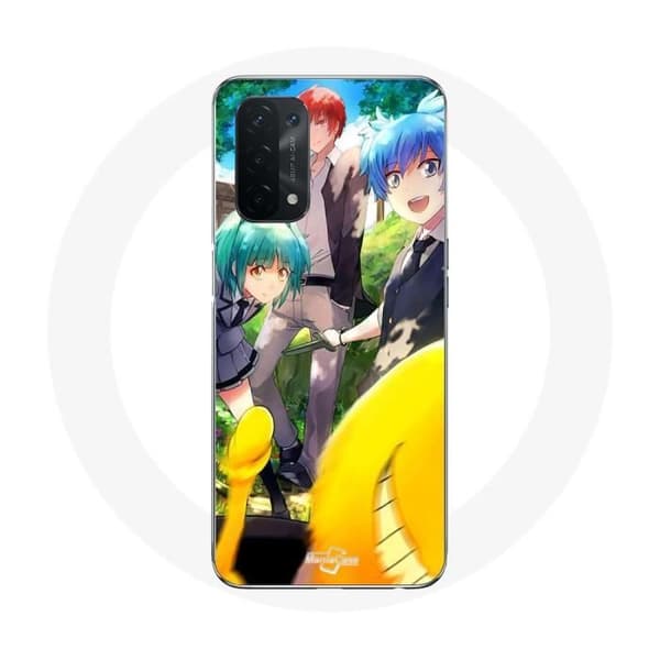 Coque - Maniacase - Oppo A74 5G - Assassination Classroom - Blød - Sort