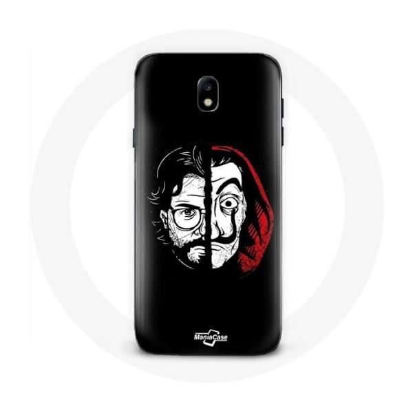 Coque - La casa de papel - Samsung Galaxy J5 2017 - Mjuk - Svart - Skydd