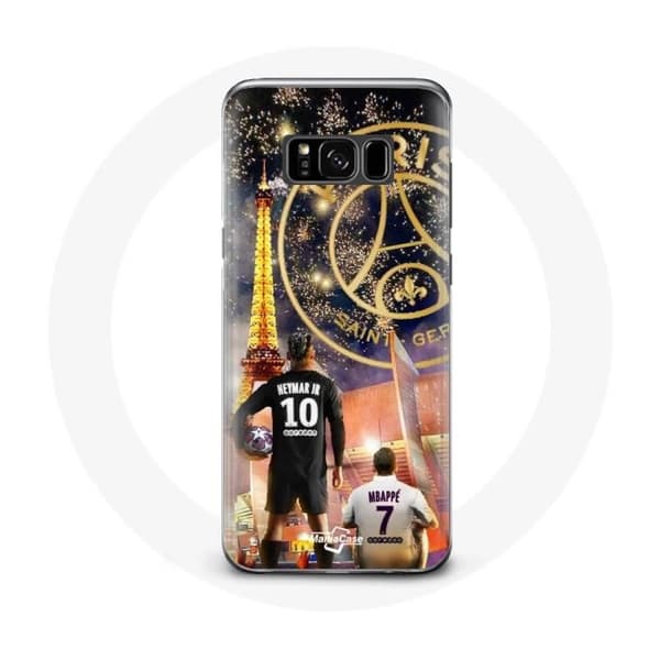 Kuori Samsung Galaxy S8 PSG Neymar ja Mbappé Hyvää joulua