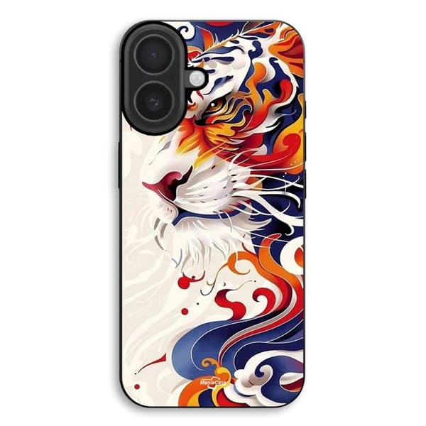 iPhone 17 kuori tiikeri abstrakti tekstuuri