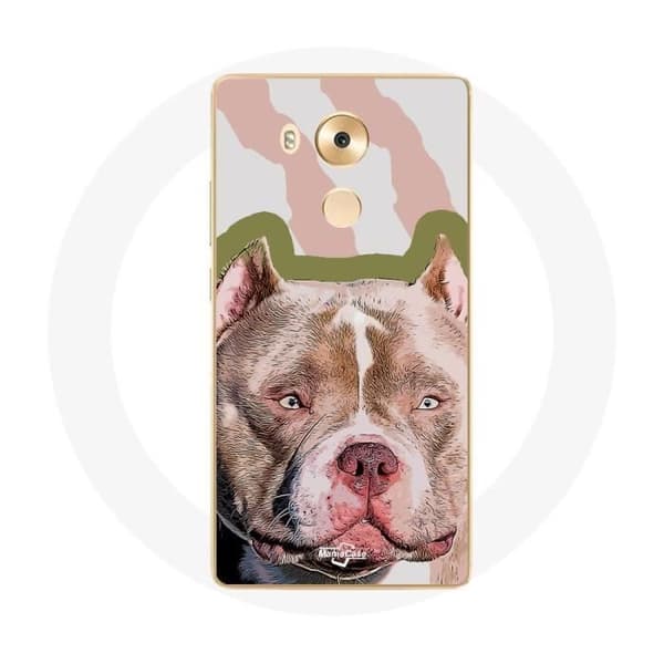 Cover til Huawei Mate 8 Pitbull hund brun
