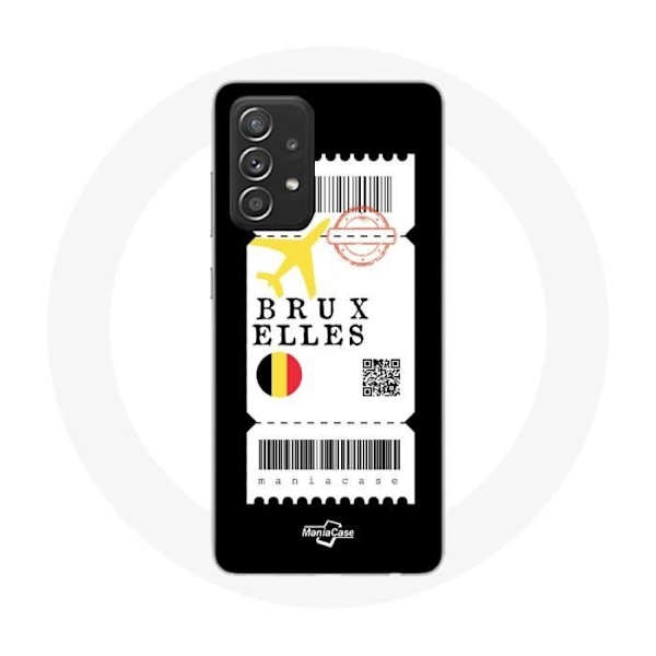 Coque för Samsung Galaxy A52 Flygbiljetter Bryssel Belgien