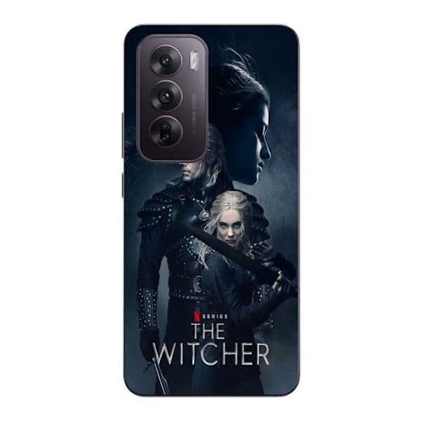 Coque för Oppo Reno 12 5g The Witcher Geralt Yennefer Ciri Svärd Maniacase Svart
