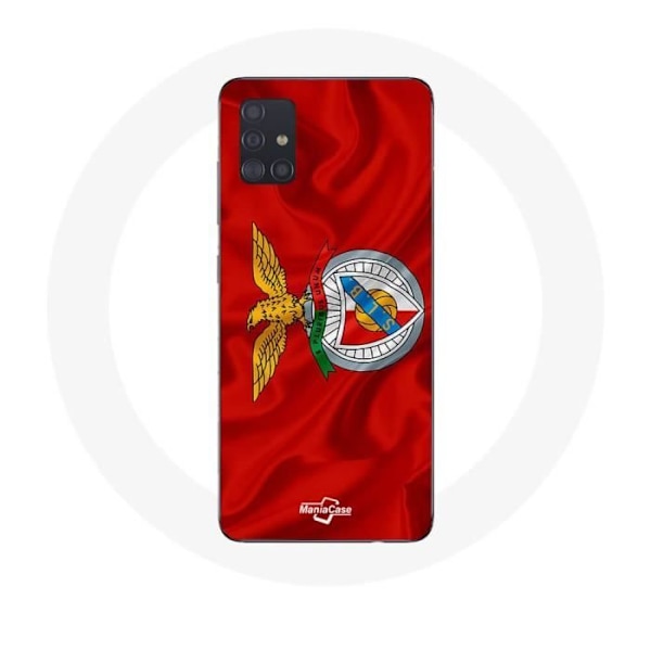 Coque maniacase pour Samsung Galaxy A51 slb benfica fond rouge Svart