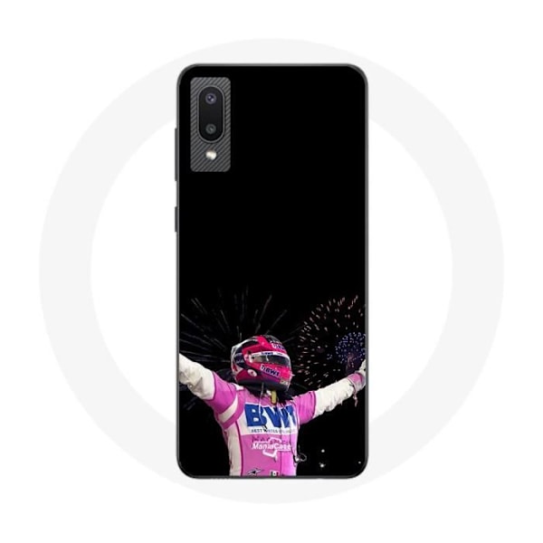 Coque för Samsung Galaxy A02 Formel 1 Sergio Pérez Mendoza vann loppet