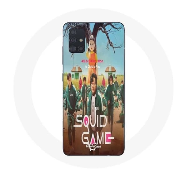 Coque - Samsung - Galaxy A51 - Blød - Hvid - Squid Game
