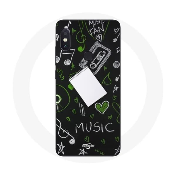 Cover - Xiaomi - Redmi Note 5 Pro - Blød - Sort - Nøgle