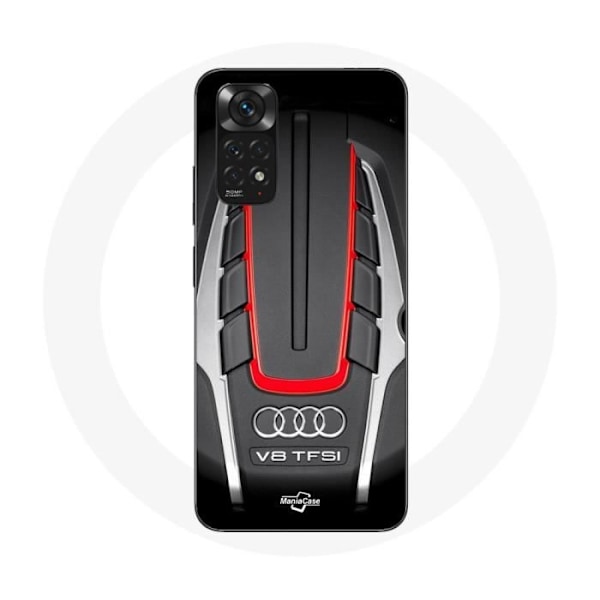 Coque för Xiaomi Redmi Note 11S Audi S8 Röd logotyp