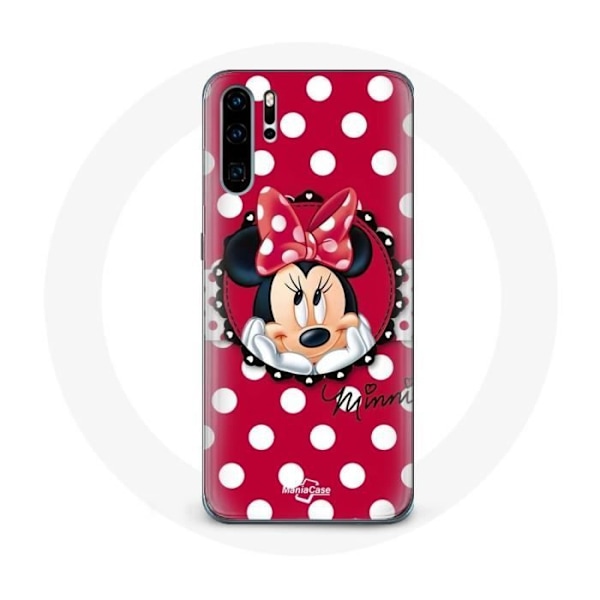 Coque för Huawei P30 Pro Minnie Mouse Tecknad Röd