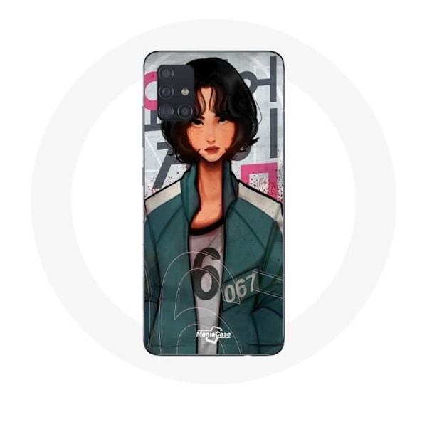 Coque - Samsung - Galaxy A51 - Souple - Blanc - Squid Game Kang Sae Byeok