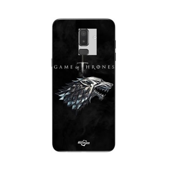 Coque - Game Of Thrones - Samsung Galaxy J8 2018 - Svart - Mjuk - House Stark