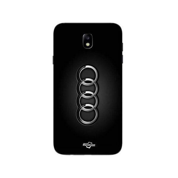 Coque - Maniacase - Samsung Galaxy J7 2018 - Audi-logotyp - Mjuk - Svart Svart