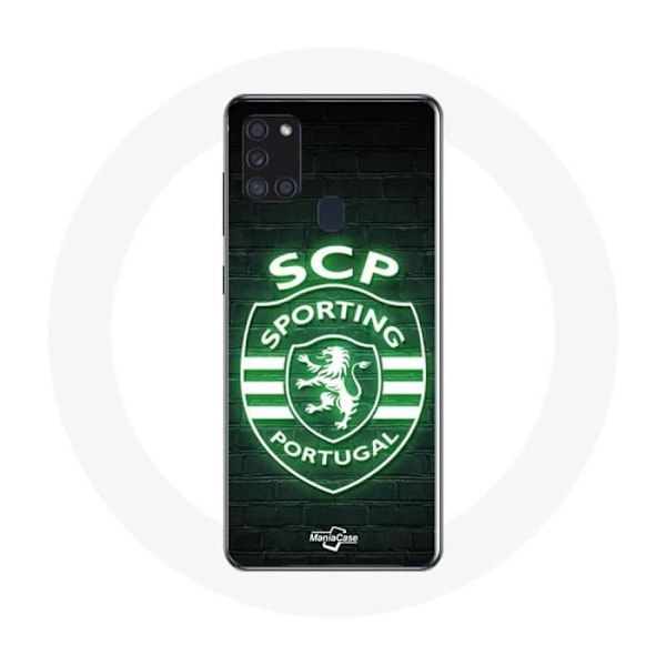 Coque - maniacase - Samsung Galaxy A21S - Luminös svart bakgrund - Skydd - Mjuk Svart