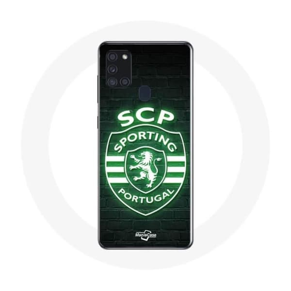 Coque - maniacase - Samsung Galaxy A21S - Lysende sort baggrund - Beskyttelse - Blød Svart