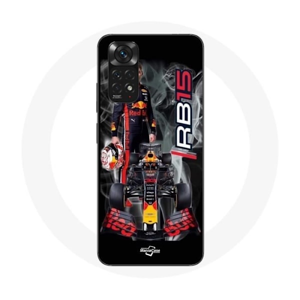 Coque för Xiaomi Redmi Note 11 4G Formel 1 Max Verstappen F1-förare Red Bull 15