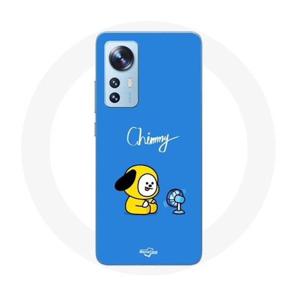 Coque för Xiaomi Mi 12 / 12X Bangtan BTS BT21 Chimmy Jimin Blå Bakgrund