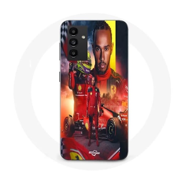 Coque Maniacase för Samsung Galaxy A34 5g Lewis Hamilton Scuderia Ferrari F1 officiell