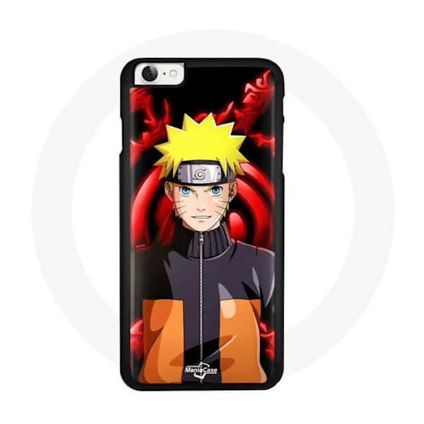 Coque - Naruto - Iphone 8 - Blød - Stødbeskyttelse - Sort