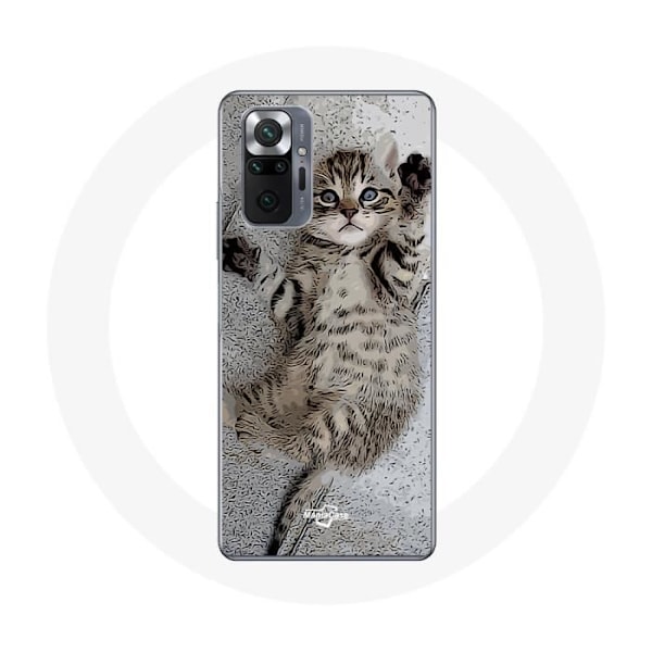 Fodral för Xiaomi Redmi Note 10 Pro bengalkatt som sover