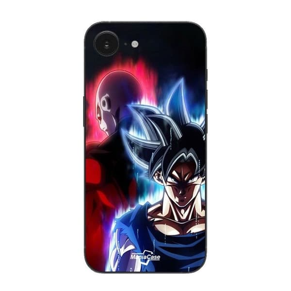 Coque Maniacase til iPhone 16E Dragon Ball Z Super sort front Svart