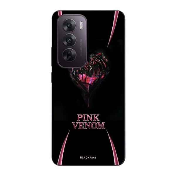 Coque Maniacase För Oppo Reno 12 5g blackpink pink venom Svart