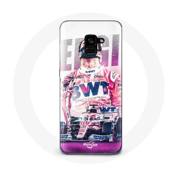 Coque Samsung Galaxy A8 Plus Formula 1 Sergio Pérez F1-kuljettaja