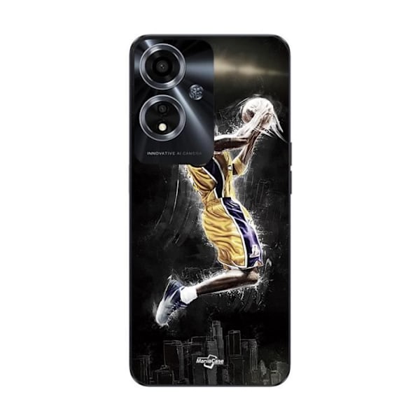 Coque - Maniacase - Oppo A59 5G - Basket - Kobe Bean Bryant - Noir Svart