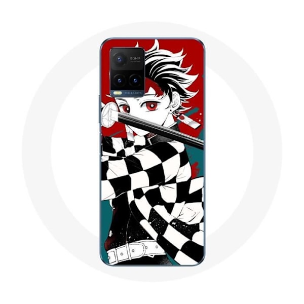Coque för Vivo Y21s 2021 / Y21 2021 Tanjiro Demon Slayer Kimetsu no Yaiba Anime