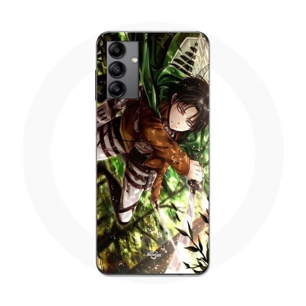 Coque - Samsung - Galaxy A04s - Flexibel - Attack on Titan - Vit