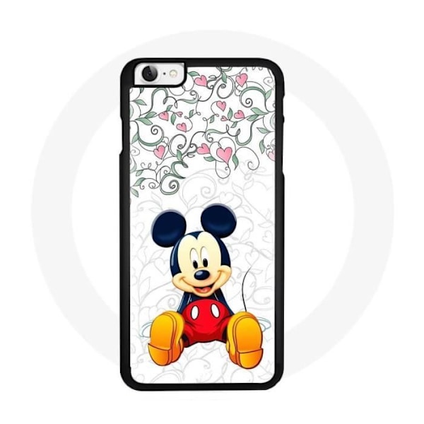 Coque - Maniacase - iPhone 5 - Mickey Mouse - Plast - Silikon - Mjuk Svart