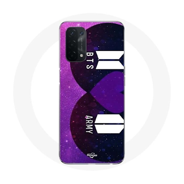 Coque för Oppo A74 Bangtan Sonyeondan Logotyp BTS Och Logotyp ARMY I Purple You