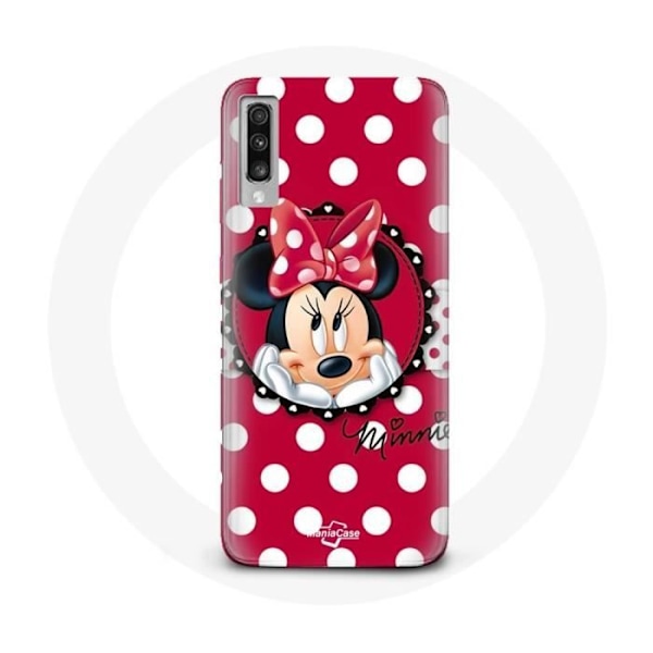 Coque Samsung Galaxy A70 Minnie Mouse Tecknad röd