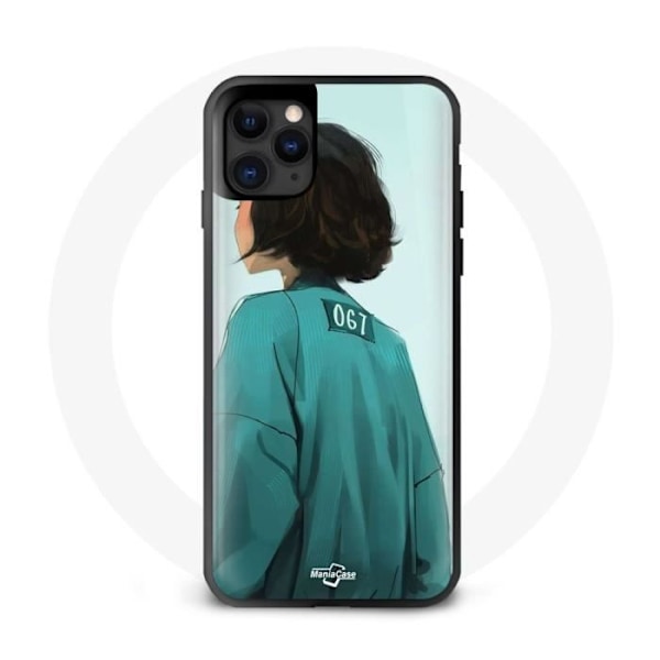 Coque - Maniacase - Iphone 13 - Squid Game Kang Sae Byeok No 067 - Silikon - Mjuk svart