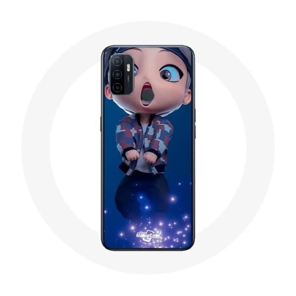 Coque Oppo A53 BTS TinyTAN - Animaatio V Mikrofoni Tiputus