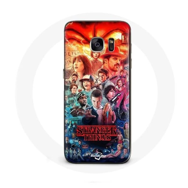 Coque för Samsung Galaxy S6 Stranger Things Teaser Säsong 4 Affisch Karaktärer Konst