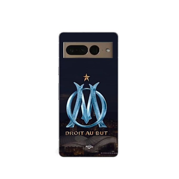 Coque - Maniacase - Google Pixel 7 Pro - OM-logotyp - Blå och guld - Mjuk Blått och guld