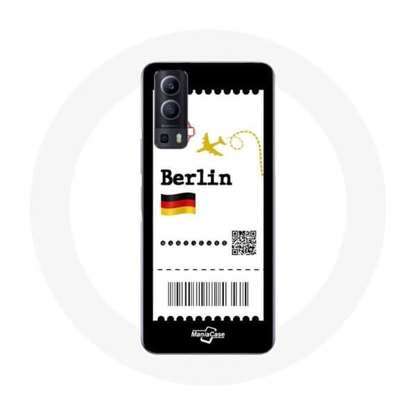 Coque - Vivo - Y72 - Blød - Sort - Flybillet Berlin