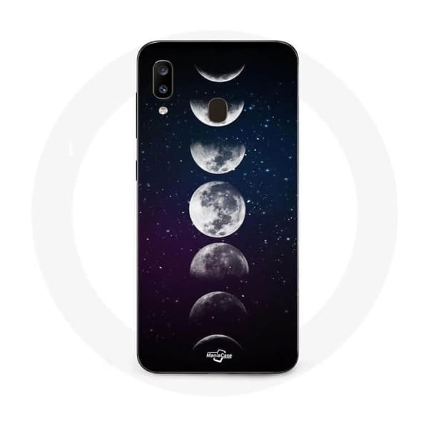 Coque - Samsung - Galaxy A20e - Måne - Stjärnor - Flexibel