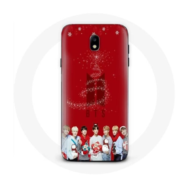 Mobilskal för Samsung Galaxy J5 2017 BTS Bangtan Killar Röd Bakgrund Julklapp 2023