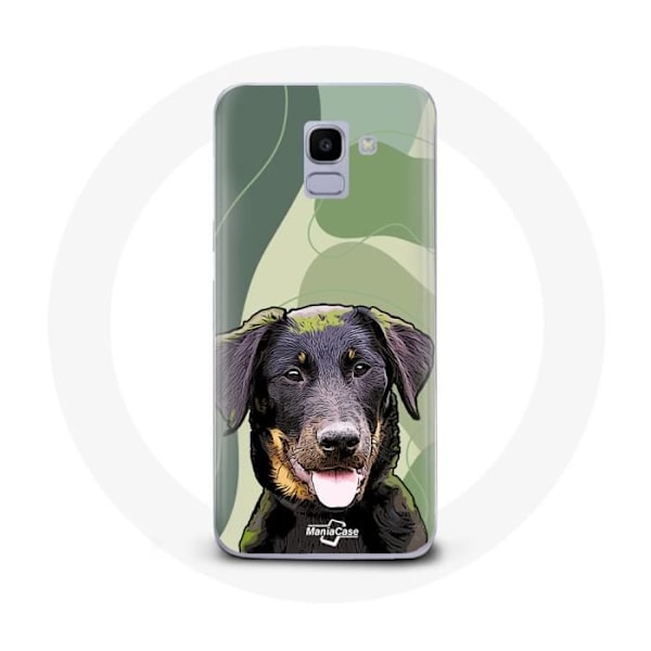 Skyddsfodral för Samsung Galaxy A6 2018 Beauceron svart hundras