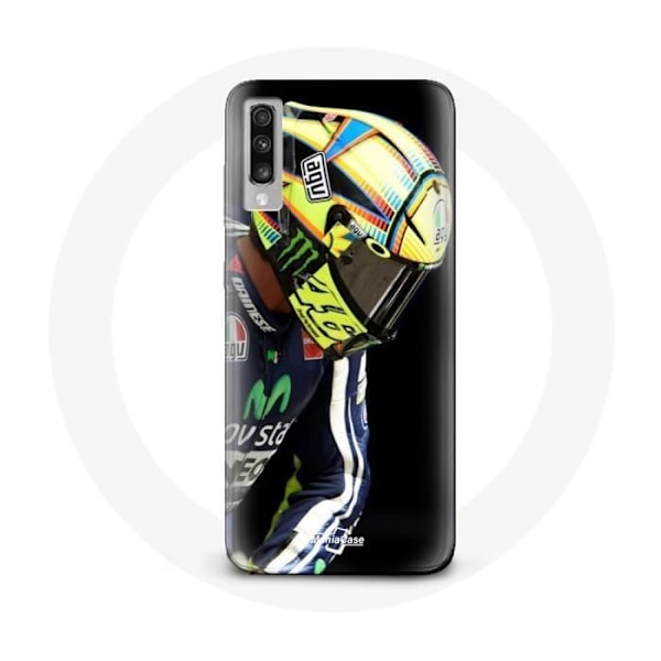 Coque - Valentino Rossi - Galaxy A70 - Rigid - Svart - Skydd