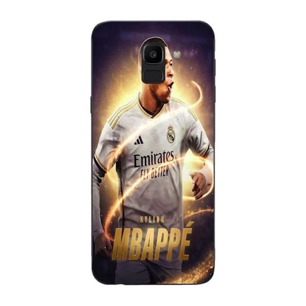 Coque Maniacase för Samsung Galaxy J6 2018 Kylian Mbappe Real Madrid Bakgrundsbild