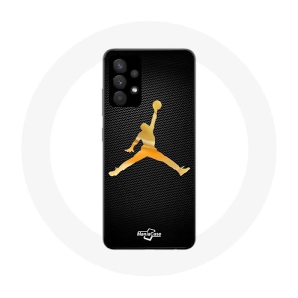 Coque för Samsung Galaxy A13 4G / A13 4G Lite Air michael jordan logotyp gul