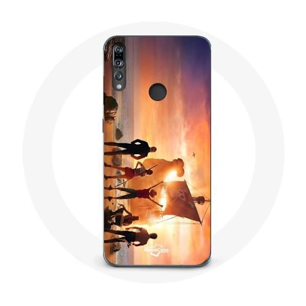 Skydd för Huawei P30 Lite - Maniacase - One Piece - Mjuk - Svart - Dekorativ