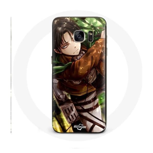 Coque pour Samsung Galaxy S6 Attaque des Titans Levi Ackerman