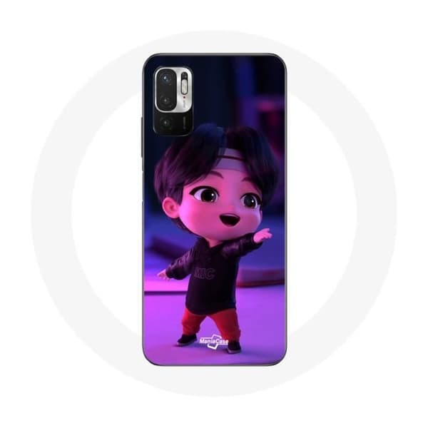 Cover til Xiaomi Redmi Note 10T 5G BTS TinyTAN Jin Animation