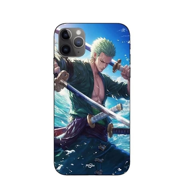 Coque - Maniacase - Iphone 11 Pro - One Piece Roronoa Zoro - Mjuk - Svart Svart