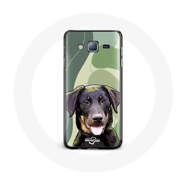 Skyddsfodral för Samsung Galaxy J7 Beauceron Svart hundras