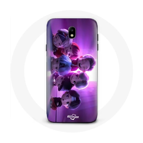Coque för Samsung Galaxy S4 BTS TinyTAN Animation Affisch RM Jin Suga J-Hope Jimin V Och Jungkook Mic Drop